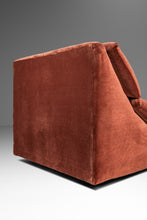 Load image into Gallery viewer, Mid-Century Post Modern Hollywood Regency "Wave" Chaise Lounge in Salmon Pink Velvet, USA, c. 1986-ABT Modern