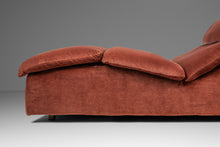 Load image into Gallery viewer, Mid-Century Post Modern Hollywood Regency "Wave" Chaise Lounge in Salmon Pink Velvet, USA, c. 1986-ABT Modern