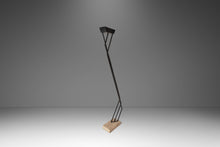 Load image into Gallery viewer, Mid-Century Post Modern Italian Cantilever Freestanding 6 Foot Floor Lamp with Travertine Base, Italy, c. 1980s-ABT Modern