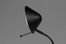 Load image into Gallery viewer, Mid-Century Post Modern Memphis-Style 'UFO' Adjustable Halogen Table Desk Lamp w/ Oak Base, c. 1980s-ABT Modern