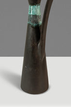 Load image into Gallery viewer, Mid-Century Postmodern Contemporary Studio Craft Glazed Ceramic Pitcher / Vase / Vessel, USA, c. 1980s-ABT Modern
