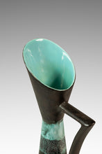 Load image into Gallery viewer, Mid-Century Postmodern Contemporary Studio Craft Glazed Ceramic Pitcher / Vase / Vessel, USA, c. 1980s-ABT Modern