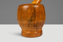 Load image into Gallery viewer, Mid-Century Scandinavian Condiment Carousel in Oak and Stainless Steel by STAKO w/ Complementary Mortar & Pestel, Sweden, c. 1960s-ABT Modern