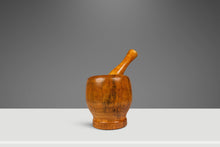 Load image into Gallery viewer, Mid-Century Scandinavian Condiment Carousel in Oak and Stainless Steel by STAKO w/ Complementary Mortar & Pestel, Sweden, c. 1960s-ABT Modern