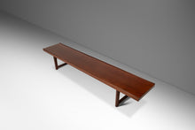Load image into Gallery viewer, Mid-Century Scandinavian Modern 6 ft “Krobo” Table / Bench in Rosewood by Torbjørn Afdal for Bruksbo, Norway, c. 1960's-ABT Modern