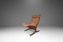 Load image into Gallery viewer, Mid-Century Scandinavian Modern High Back Siesta Lounge Chair & Ottoman by Igmar Relling for Westnofa, Norway, c. 1970's-ABT Modern