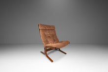 Load image into Gallery viewer, Mid-Century Scandinavian Modern High Back Siesta Lounge Chair & Ottoman by Igmar Relling for Westnofa, Norway, c. 1970's-ABT Modern