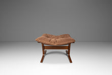 Load image into Gallery viewer, Mid-Century Scandinavian Modern High Back Siesta Lounge Chair & Ottoman by Igmar Relling for Westnofa, Norway, c. 1970's-ABT Modern
