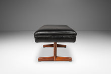 Load image into Gallery viewer, Mid-Century Scandinavian Modern Lounge Chair w/ Matching Ottoman in Leather by Fredrik A. Kayser for Vatne Møbler, Norway, c. 1960s-ABT Modern