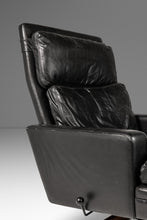 Load image into Gallery viewer, Mid-Century Scandinavian Modern Lounge Chair w/ Matching Ottoman in Leather by Fredrik A. Kayser for Vatne Møbler, Norway, c. 1960s-ABT Modern