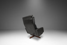 Load image into Gallery viewer, Mid-Century Scandinavian Modern Lounge Chair w/ Matching Ottoman in Leather by Fredrik A. Kayser for Vatne Møbler, Norway, c. 1960s-ABT Modern