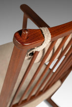 Load image into Gallery viewer, Mid-Century Scandinavian Modern Rocking Chair in Solid Teak & Bouclé by Yngve Ekström for Swedese, Sweden, c. 1960s-ABT Modern