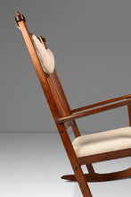 Load image into Gallery viewer, Mid-Century Scandinavian Modern Rocking Chair in Solid Teak & Bouclé by Yngve Ekström for Swedese, Sweden, c. 1960s-ABT Modern