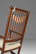 Load image into Gallery viewer, Mid-Century Scandinavian Modern Rocking Chair in Solid Teak & Bouclé by Yngve Ekström for Swedese, Sweden, c. 1960s-ABT Modern