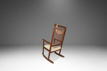 Load image into Gallery viewer, Mid-Century Scandinavian Modern Rocking Chair in Solid Teak & Bouclé by Yngve Ekström for Swedese, Sweden, c. 1960s-ABT Modern