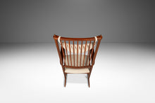 Load image into Gallery viewer, Mid-Century Scandinavian Modern Rocking Chair in Solid Teak & Bouclé by Yngve Ekström for Swedese, Sweden, c. 1960s-ABT Modern
