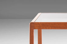 Load image into Gallery viewer, Minimalist Danish Modern Teak End Tables with Smoked Glass Tops, c. 1970s-ABT Modern