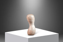 Load image into Gallery viewer, Modern Abstract Oblong "Arrokoth" Sculpture in Solid Alabaster by Mark Leblanc for Mark Leblanc Studios, USA, c. 2023-ABT Modern