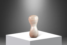 Load image into Gallery viewer, Modern Abstract Oblong "Arrokoth" Sculpture in Solid Alabaster by Mark Leblanc for Mark Leblanc Studios, USA, c. 2023-ABT Modern