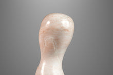 Load image into Gallery viewer, Modern Abstract Oblong "Arrokoth" Sculpture in Solid Alabaster by Mark Leblanc for Mark Leblanc Studios, USA, c. 2023-ABT Modern