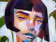Load image into Gallery viewer, Ms. Maybe by James Mattison, 36x36, Oil on Wood Canvas, 2021-ABT Modern