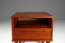 Load image into Gallery viewer, Nightstand / End Table in Teak by Nils Jonsson for Torring Møbelfabrik Produced by HJN Mobler, Denmark, c. 1960's-ABT Modern