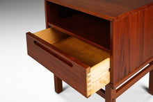 Load image into Gallery viewer, Nightstand / End Table in Teak by Nils Jonsson for Torring Møbelfabrik Produced by HJN Mobler, Denmark, c. 1960's-ABT Modern