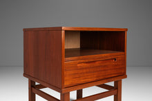 Load image into Gallery viewer, Nightstand / End Table in Teak by Nils Jonsson for Torring Møbelfabrik Produced by HJN Mobler, Denmark, c. 1960's-ABT Modern