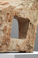 Load image into Gallery viewer, One of One Abstract Organic Modern "Window" Sculpture Carved in Solid Pink Alabaster by Mark Leblanc for Leblanc Studios, USA, c. 2020s-ABT Modern