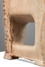 Load image into Gallery viewer, One of One Abstract Organic Modern "Window" Sculpture Carved in Solid Pink Alabaster by Mark Leblanc for Leblanc Studios, USA, c. 2020s-ABT Modern