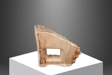 Load image into Gallery viewer, One of One Abstract Organic Modern "Window" Sculpture Carved in Solid Pink Alabaster by Mark Leblanc for Leblanc Studios, USA, c. 2020s-ABT Modern