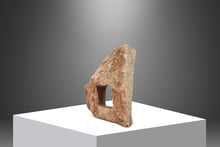 Load image into Gallery viewer, One of One Abstract Organic Modern "Window" Sculpture Carved in Solid Pink Alabaster by Mark Leblanc for Leblanc Studios, USA, c. 2020s-ABT Modern