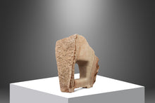 Load image into Gallery viewer, One of One Abstract Organic Modern "Window" Sculpture Carved in Solid Pink Alabaster by Mark Leblanc for Leblanc Studios, USA, c. 2020s-ABT Modern