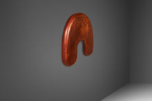 Load image into Gallery viewer, Organic Modern "Arch" Hanging Wall Art / Sculpture in Solid Sapele by Mark Leblanc for Leblanc Studios, USA, c. 2020's-ABT Modern
