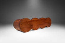 Load image into Gallery viewer, Organic Modern Bench in Solid African Sapele Mahogany by Mark Leblanc for Mark Leblanc Studios, USA, 2024-ABT Modern