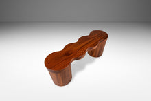 Load image into Gallery viewer, Organic Modern Bench in Solid African Sapele Mahogany by Mark Leblanc for Mark Leblanc Studios, USA, 2024-ABT Modern