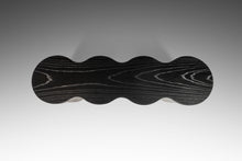 Load image into Gallery viewer, Organic Modern Hand-Shaped & Turned Sculptural Bench in Solid Ebonized Ash by Mark Leblanc for Mark Leblanc Studios, USA, c. 2023-ABT Modern