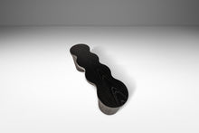 Load image into Gallery viewer, Organic Modern Hand-Shaped & Turned Sculptural Bench in Solid Ebonized Ash by Mark Leblanc for Mark Leblanc Studios, USA, c. 2023-ABT Modern