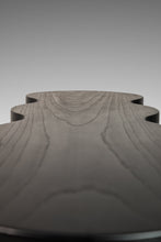 Load image into Gallery viewer, Organic Modern Hand-Shaped & Turned Sculptural Bench in Solid Ebonized Ash by Mark Leblanc for Mark Leblanc Studios, USA, c. 2023-ABT Modern