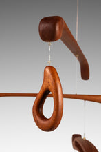 Load image into Gallery viewer, Organic Modern Hanging Nursery Mobile in Solid Sapele by Mark Leblanc for Leblanc Studios, USA, c. 2020's-ABT Modern