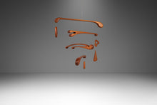 Load image into Gallery viewer, Organic Modern Hanging Nursery Mobile in Solid Sapele by Mark Leblanc for Leblanc Studios, USA, c. 2020's-ABT Modern