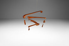 Load image into Gallery viewer, Organic Modern Hanging Nursery Mobile in Solid Sapele by Mark Leblanc for Leblanc Studios, USA, c. 2020's-ABT Modern