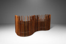Load image into Gallery viewer, Organic Modern "Isle D'Palm" Modular Sofa in Leather and Palm Wood by Pacific Green, Australia, c. 2000s-ABT Modern