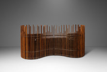 Load image into Gallery viewer, Organic Modern "Isle D'Palm" Modular Sofa in Leather and Palm Wood by Pacific Green, Australia, c. 2000s-ABT Modern