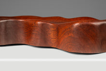 Load image into Gallery viewer, Organic Modern Serving Tray / Key Holder / Catch-All Hand-Carved in Solid Sapele by Mark Leblanc for Leblanc Studios, USA, c. 2020's-ABT Modern