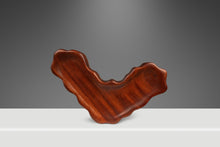 Load image into Gallery viewer, Organic Modern Serving Tray / Key Holder / Catch-All Hand-Carved in Solid Sapele by Mark Leblanc for Leblanc Studios, USA, c. 2020's-ABT Modern
