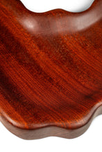 Load image into Gallery viewer, Organic Modern Serving Tray / Key Holder / Catch-All Hand-Carved in Solid Sapele by Mark Leblanc for Leblanc Studios, USA, c. 2020's-ABT Modern