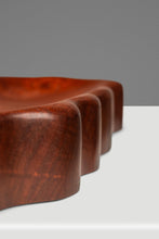 Load image into Gallery viewer, Organic Modern Serving Tray / Key Holder / Catch-All Hand-Carved in Solid Sapele by Mark Leblanc for Leblanc Studios, USA, c. 2020's-ABT Modern