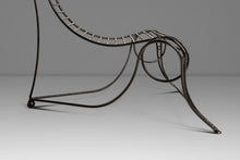 Load image into Gallery viewer, Oversized Modernist Wrought Iron Sculptural "Spine Chair" in the Manner of Andre Dubreuil, United States, c. 1980s-ABT Modern