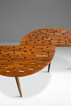 Load image into Gallery viewer, Pair of Mid-Century Modern End Tables / Custom Design Coffee Table in Solid Walnut, USA, c. 1960's-ABT Modern